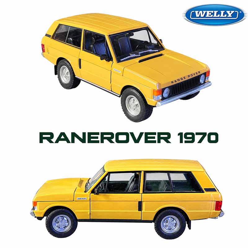 ماکت کلکسیونی ماشین فلزی رنجرور 1970 Welly مقیاس 1:24 | مدل Range Rover 24128W